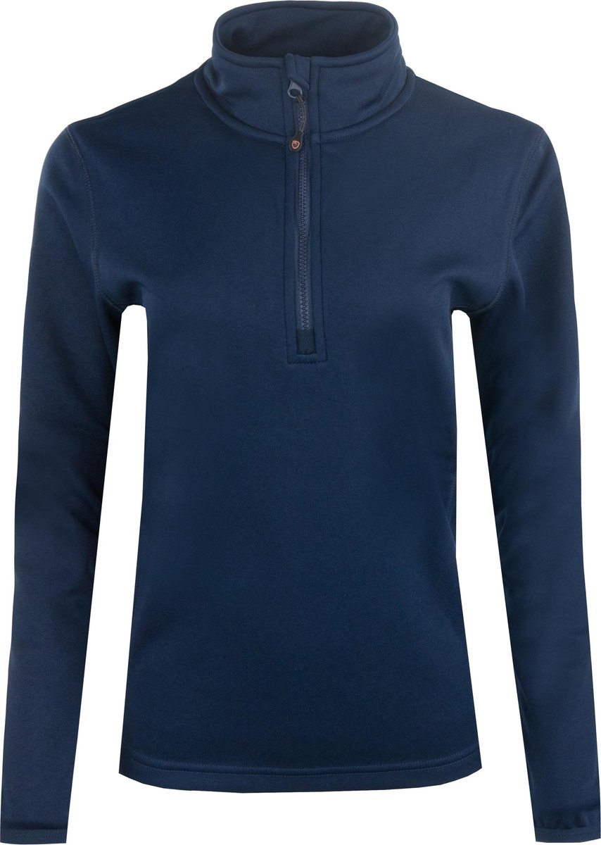 Damessweatshirt Playerlayer 1/4 Zip Marineblauw - M