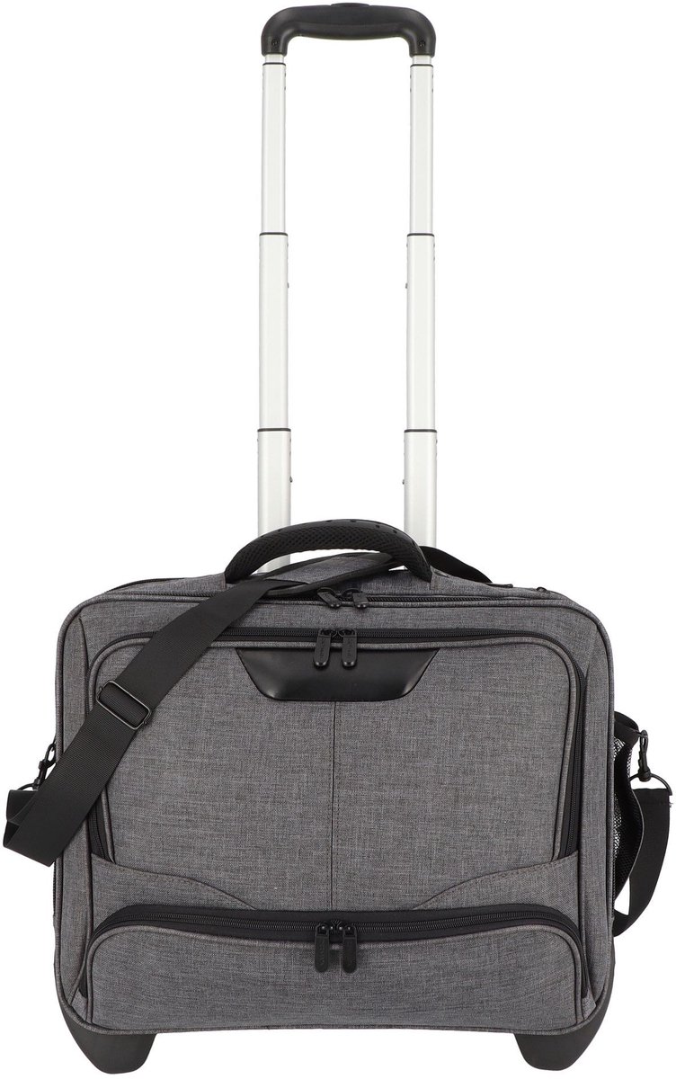 Dermata Business Laptop Trolley Canvas 3456CV Grijs