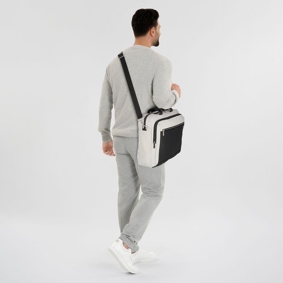 bugatti Afzonderlijke gevallen Laptoptas met laptopvak Sera Workbag Light Grey Lichtgrijs