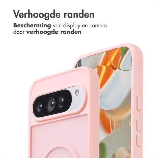 Coque imoshion - Compatible avec Google Pixel 9 Pro XL - Coque arrière Color Guard compatible MagSafe - Rose clair