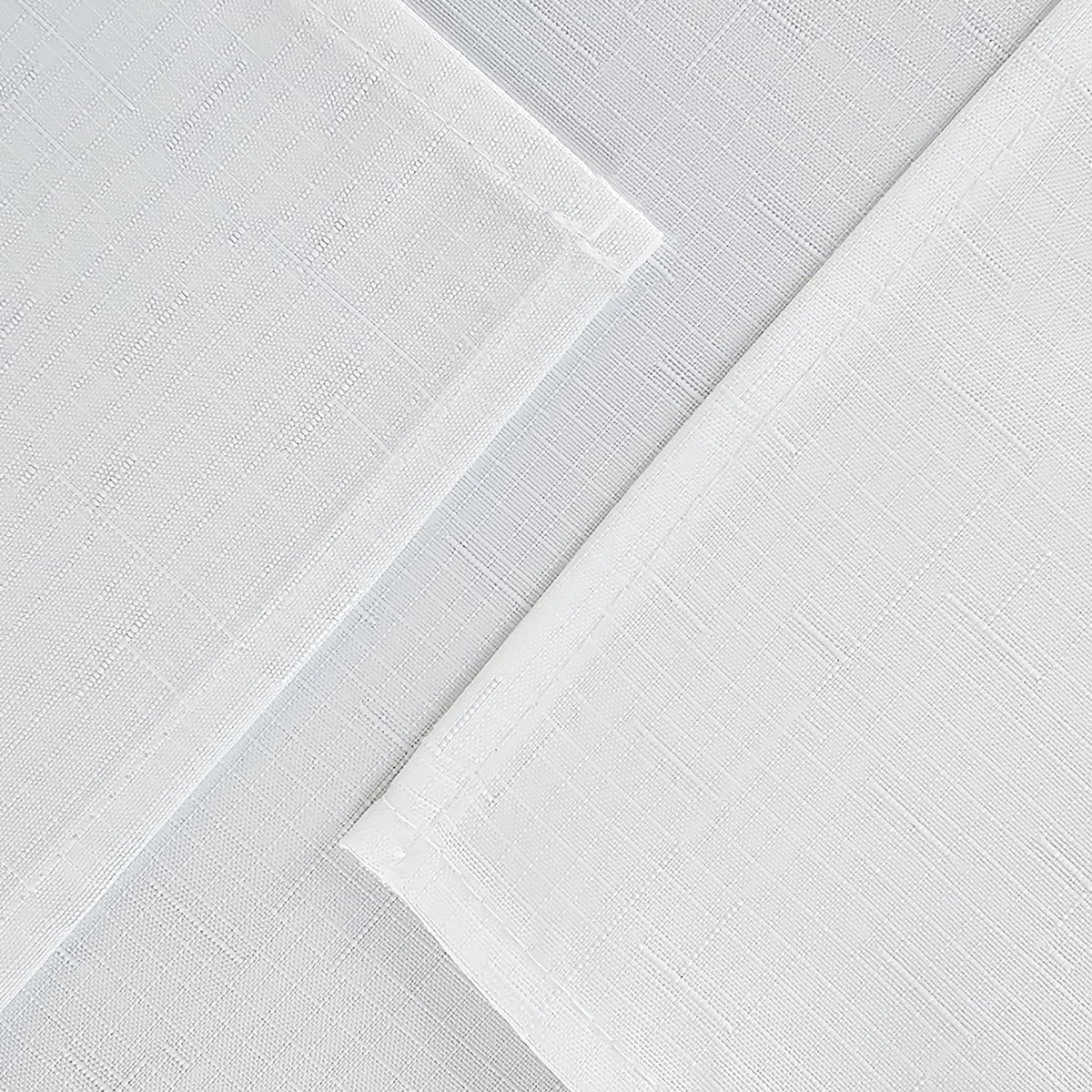 Wit Rechthoekig Tafelkleed 140x220 cm - Vlekbestendig en Geschikt voor Elke Dag