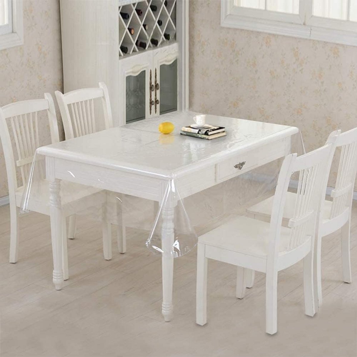 Rechthoekig Tafelkleed PVC 178x305 cm - 100% Waterdicht & Afwasbaar voor Binnen en Buiten
