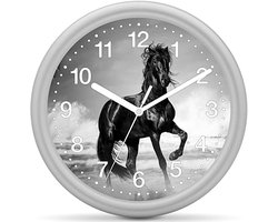 Kinderklok paard - Zwarte Fries
