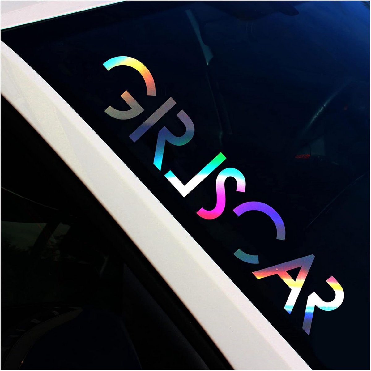 Holografische Sticker Set voor Auto Voorruit en Achterruit - UV-bestendig Buitenfolie