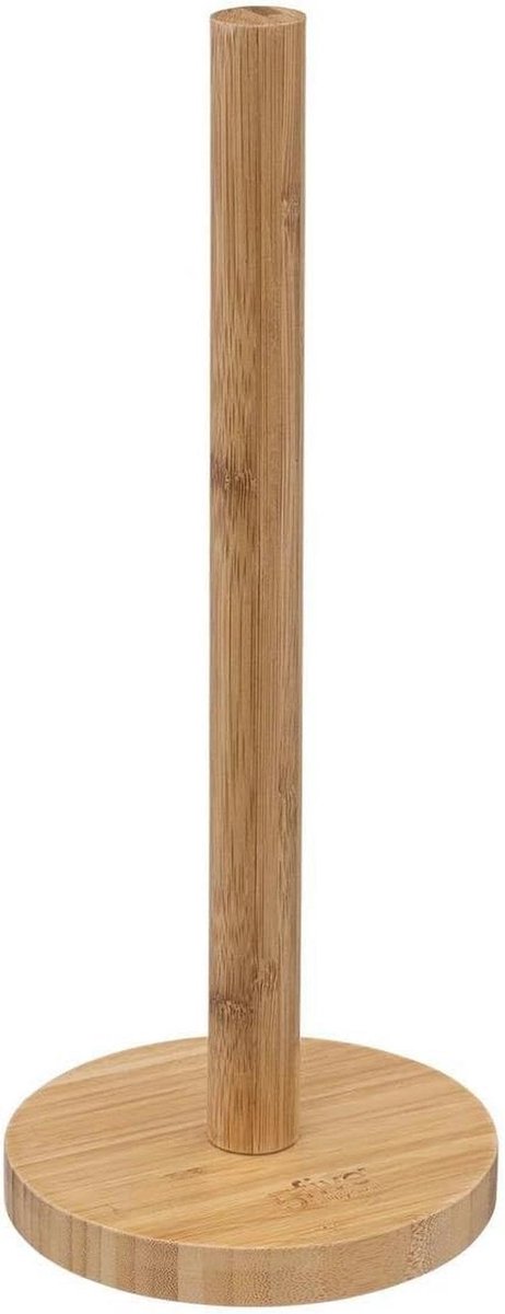 Keukenrolhouder van bamboe en hout