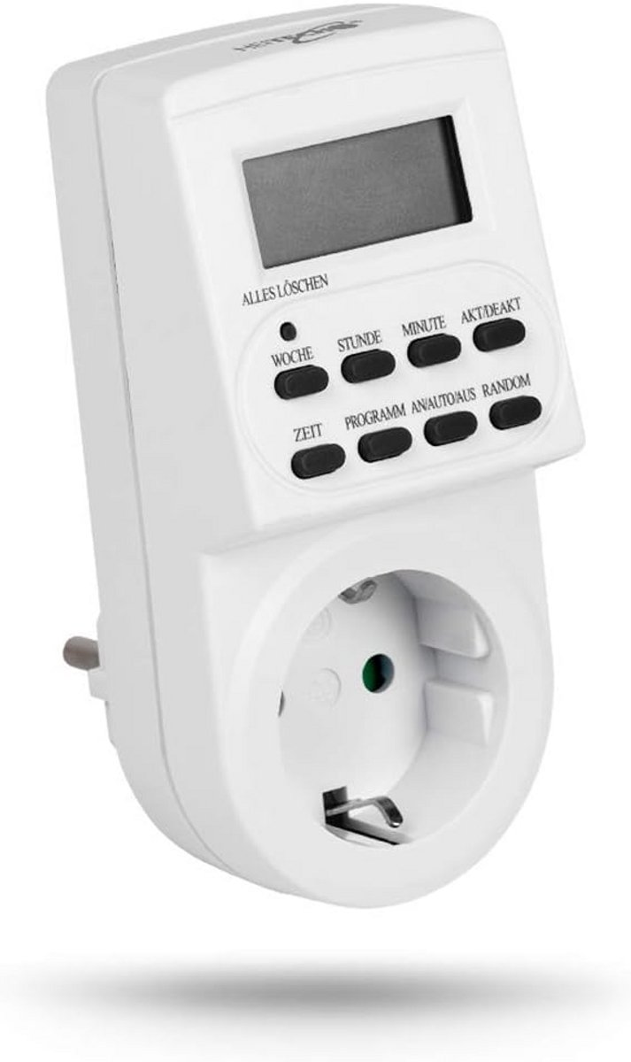 Digitale Tijdklok met Kinderslot - Programmeerbare Timer voor Verlichting en Apparaten