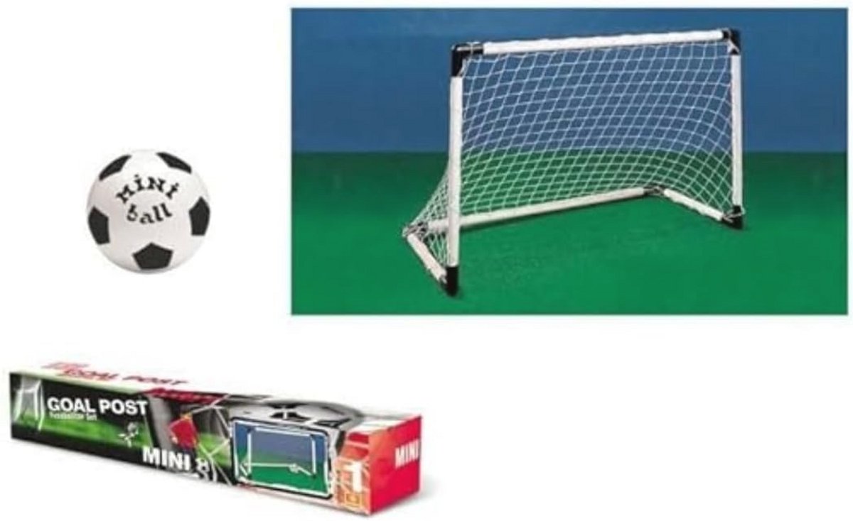 Voetbaldoel Set met 2 Mini Goals en Bal - Geschikt voor Buiten Spel