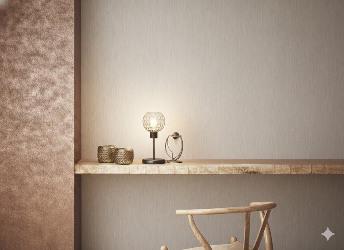 BN Wallcoverings - Vliesbehang - 1550-28 - 53 cm x 10 m - wit, schoonmaakbaar