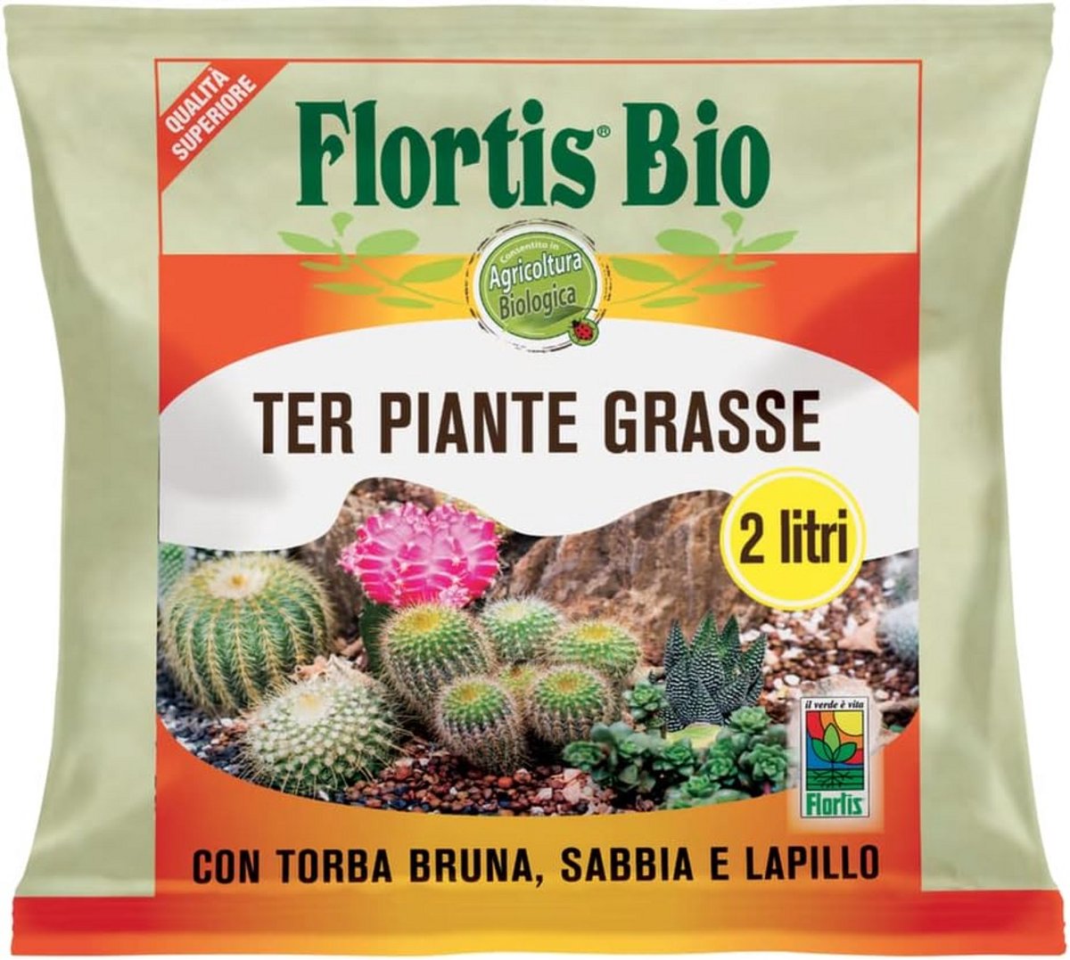 Potgrond voor Succulenten en Cactussen - 2 Liter - Geschikt voor Binnen en Buiten