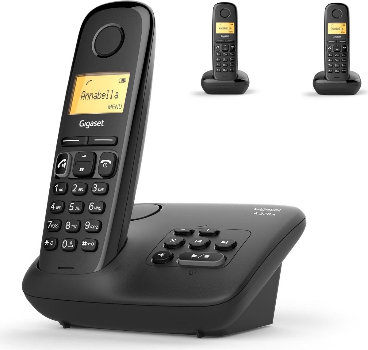 Draadloze DECT Telefoon met Antwoordapparaat voor Analoog Aansluiting