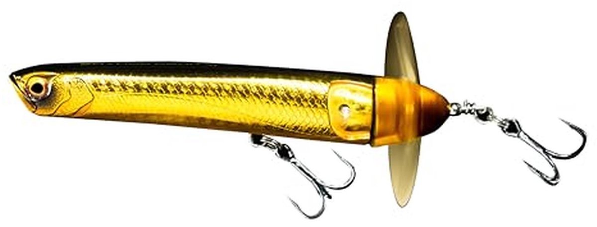 Hybride Prop Bait & Potlood Popper voor Topwater Vissen - Geschikt voor Snoek, Baars en Musky, Gemaakt voor Lange Worpen