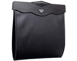 Auto-afvalzakken van leer - Waterdicht - Opberg- en organisatiezakken - 29*29*3CM-Zwart