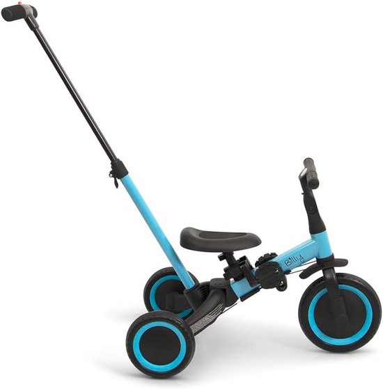 4-in-1 Kinderfiets met Duwstang: Driewieler, Loopfiets en Fiets — afbeelding 3