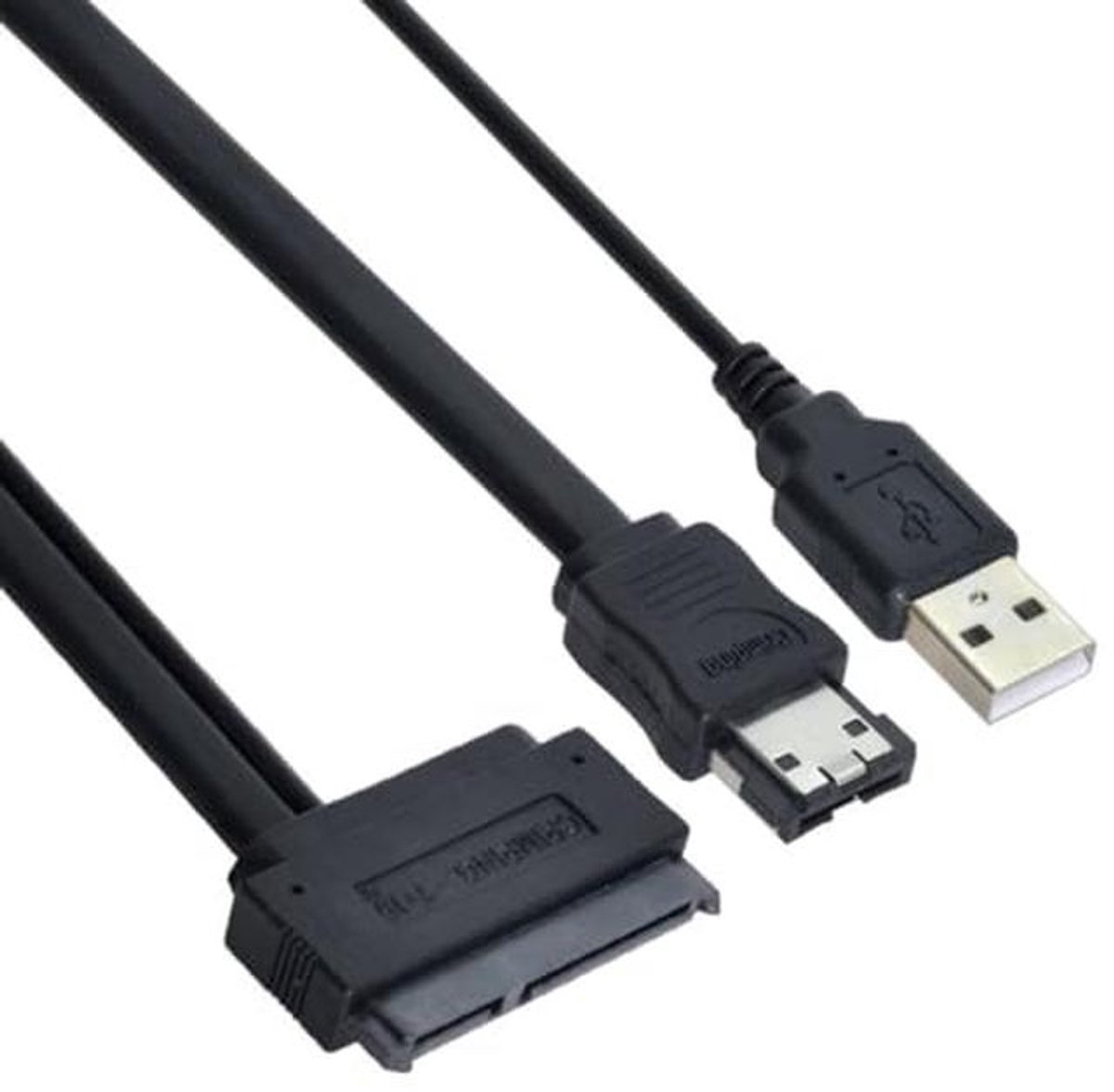 SATA 2.5 Inch Hard Drive Kabel 50cm - USB Powered Data & eSATA Overdracht