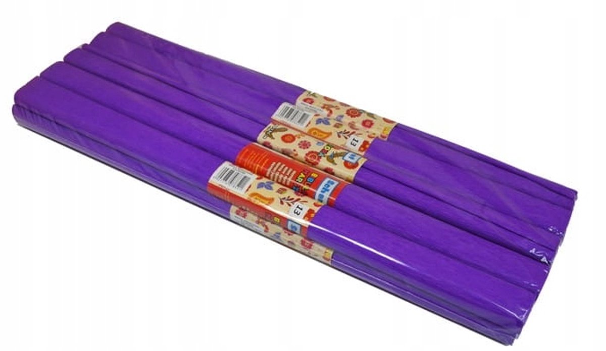 Gekreukeld Vliegerpapier Paars - 50x200cm - 1 Rol