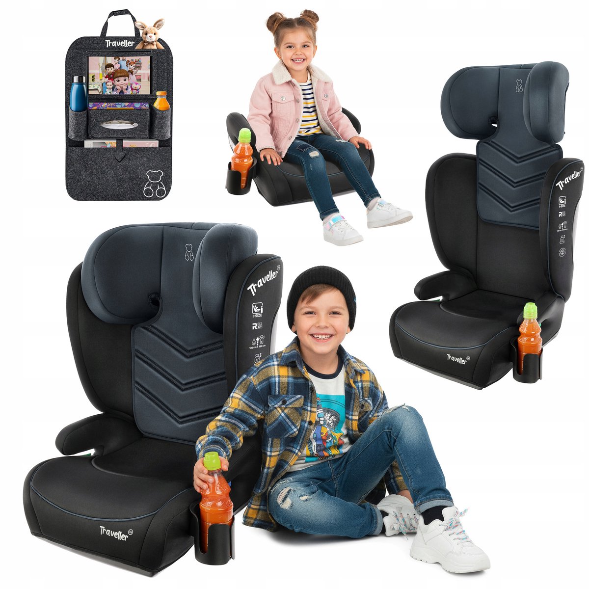 Kinderautostoeltje RAFAEL booster 15-36 kg i-Size R129