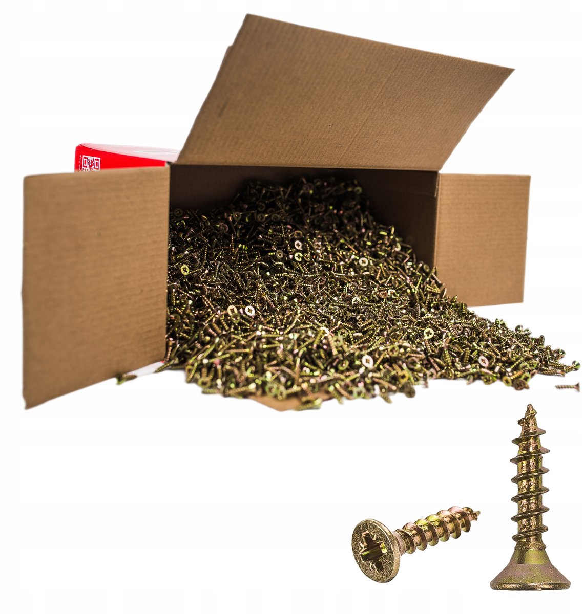 Merkloze universele schroeven 3.5x16mm geel verzinkt gehard PZ 5kg