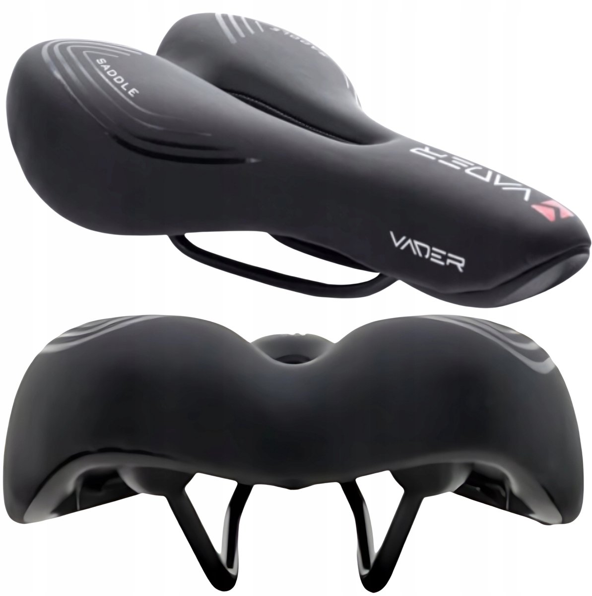 Ergonomisch MTB Fietszadel AIR 280x160mm Heren met Ventilatie