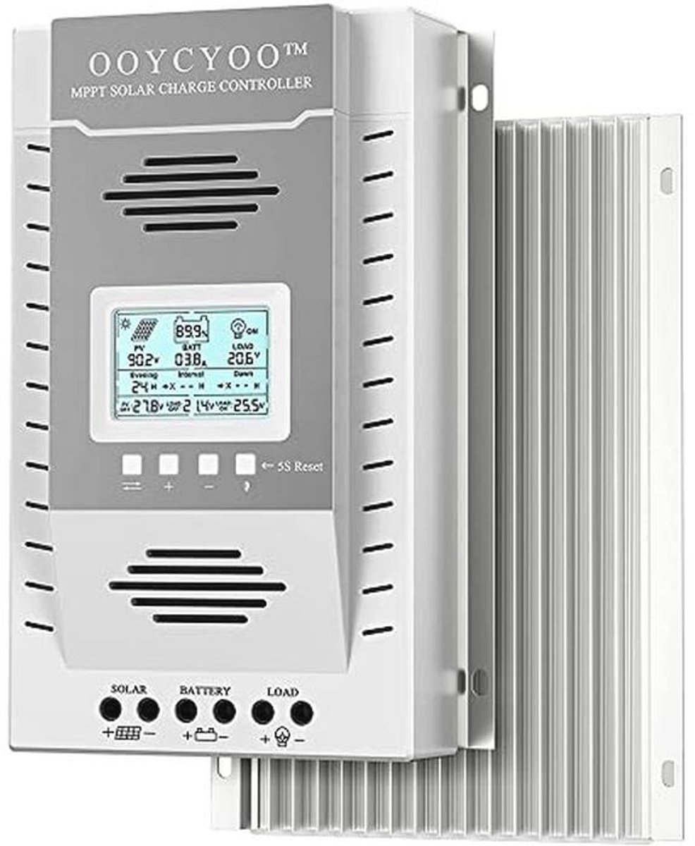 Laadregelaar 100A met Automatische Herkenning voor 12V/24V PV Systemen