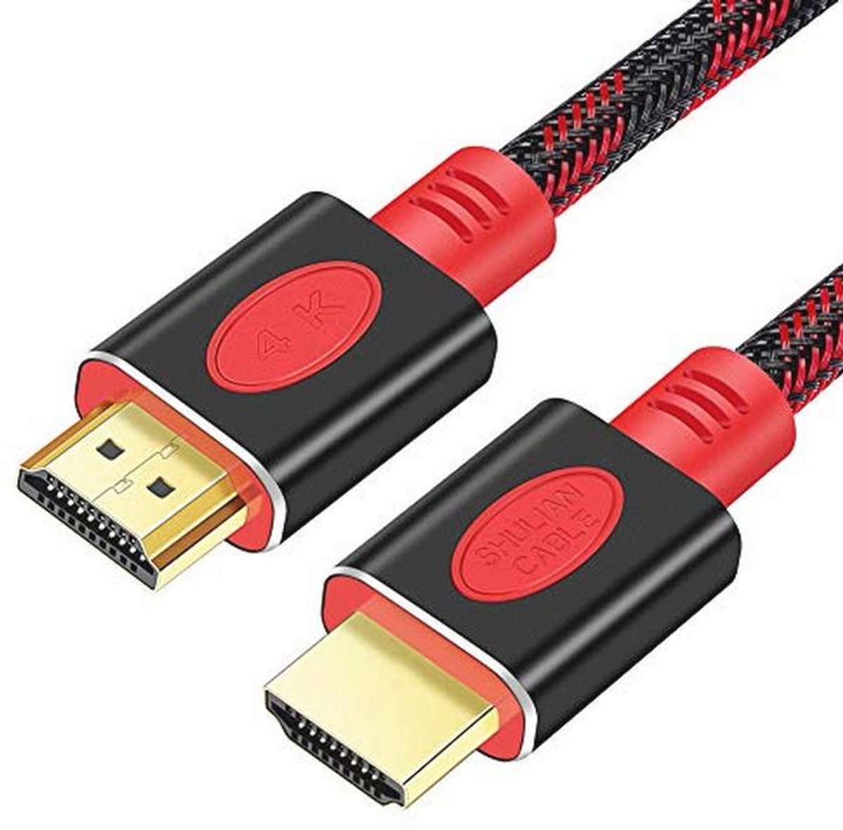 HDMI-kabel 4K @60Hz 18Gbps - High Speed met Ethernet, Compatibel met PS4, Xbox, HDTV