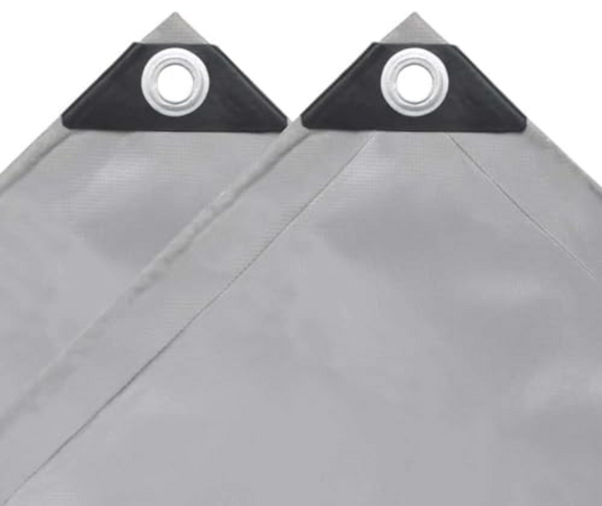 Grijze Zeilzeil Tarpaulin - Waterdichte Bescherming voor Tuinmeubels, Voertuigen en Meer