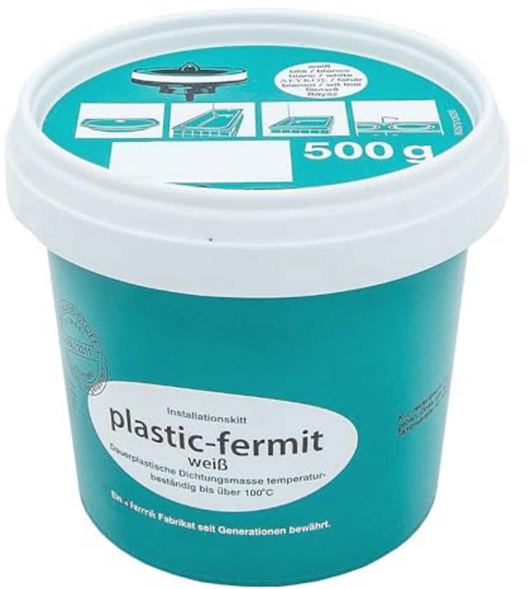 Hydraulische afdichtmassa voor uitlaatpijpen en sanitair - 500 g