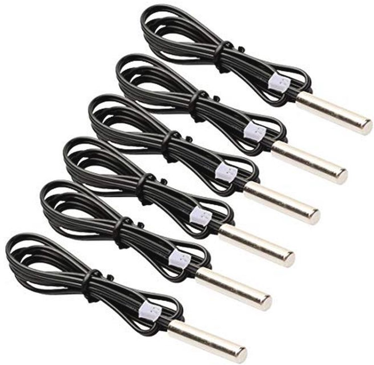 6 stuks NTC Temperatuursensoren 5K en 10K Waterdichte Thermistor voor Nauwkeurige Temperatuurmeting