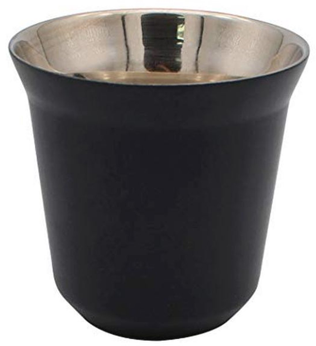 Dubbelwandige Thermos Koffiekop - Isolerende RVS Espressokop Zwart
