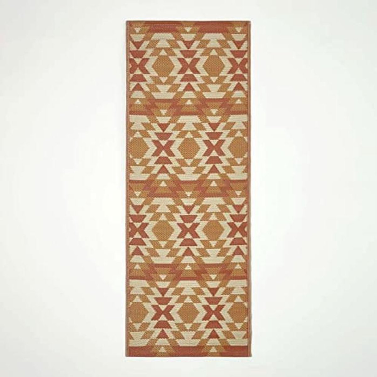 Geometrisch Tuinkleed voor Buiten - Lichtgewicht Waterdicht Tapijt 75 x 200 cm