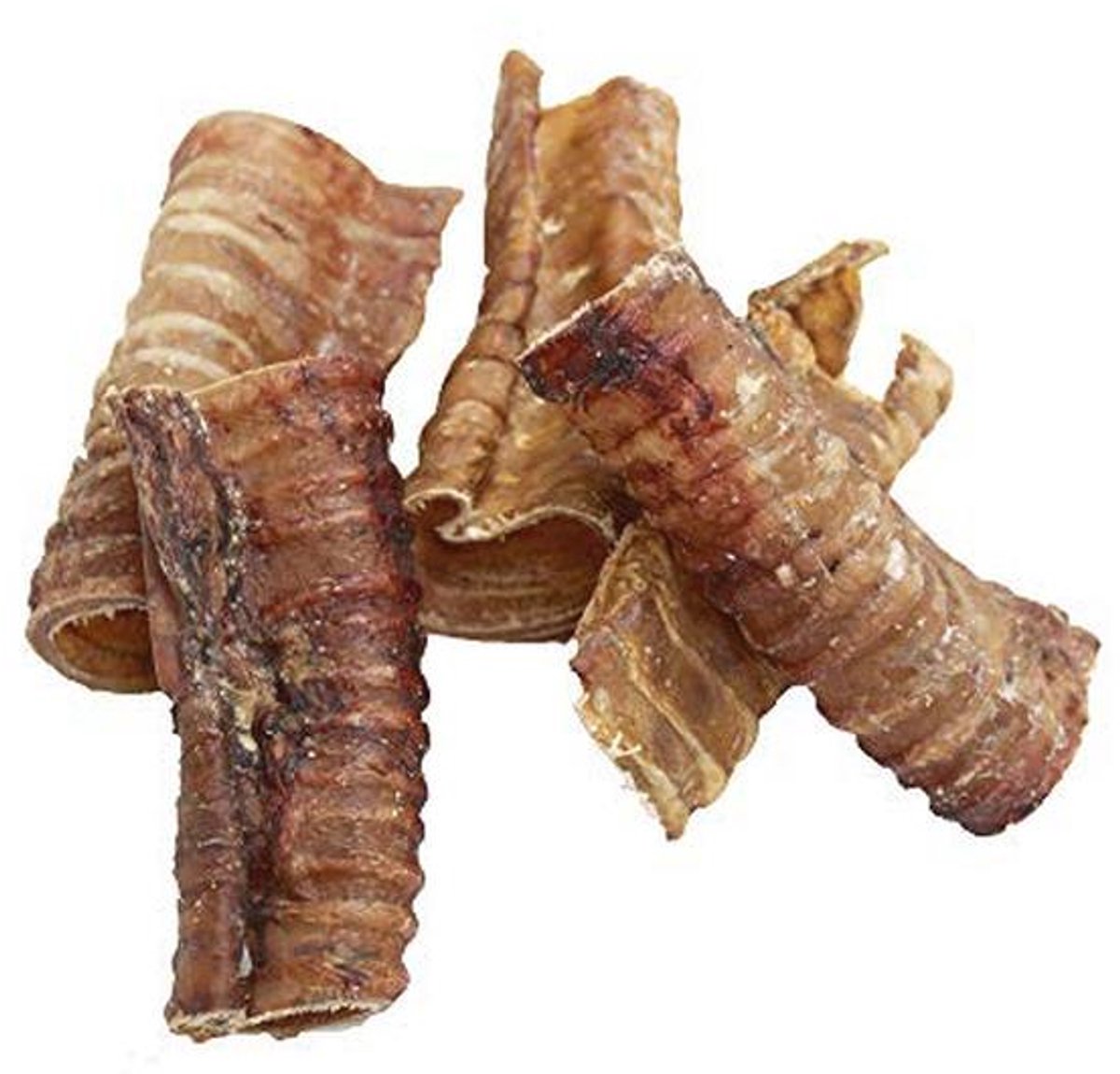 Natuurlijke Gedroogde Rundertrachea Snack voor Honden - Ideaal voor BARF Dieet, 200 g