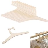 10 stuks Houten Babykleerhangers - Antislip Kinderkleding Hangers voor Poppen en Doe-Het-Zelf