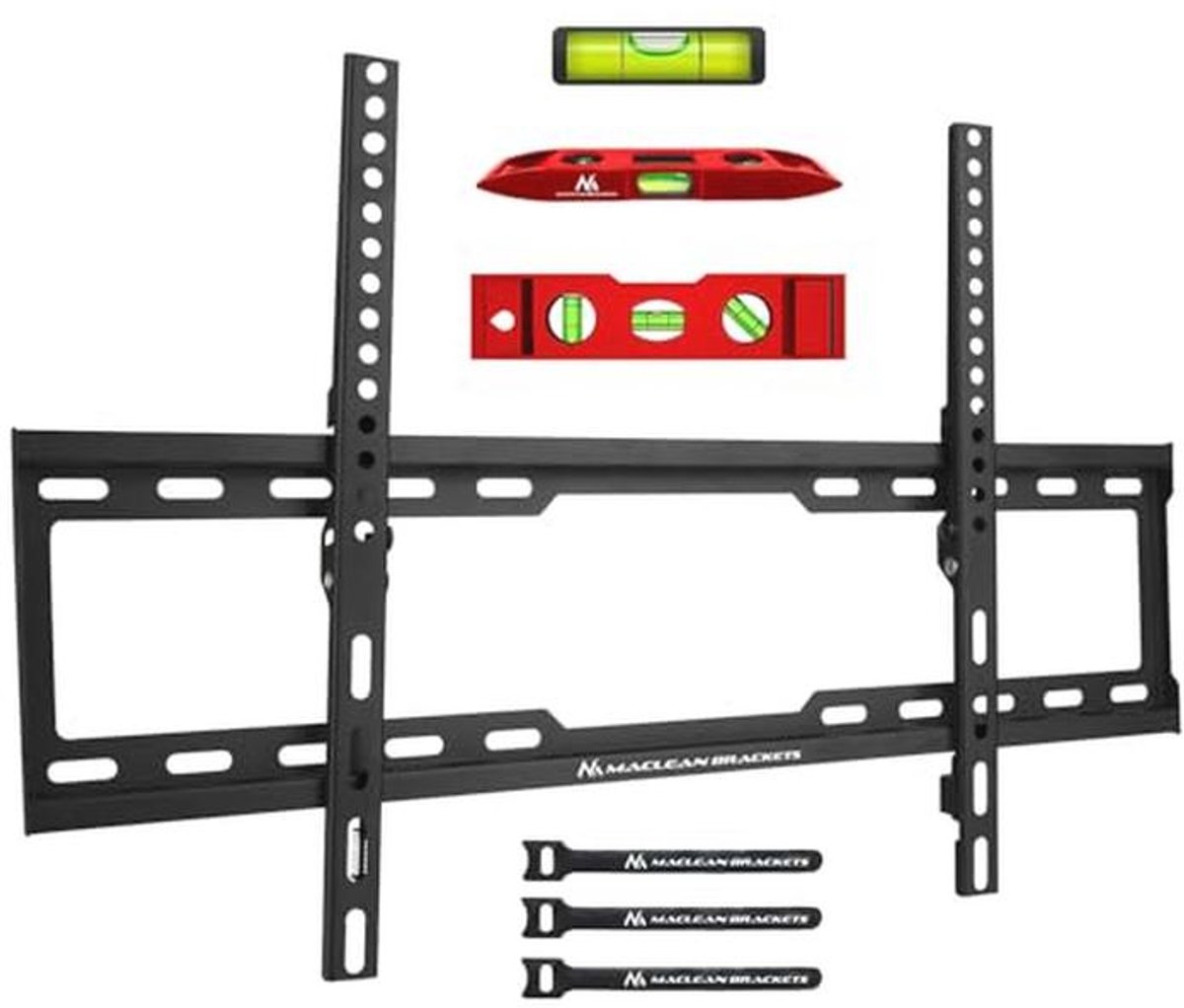 TV Beugel voor 32-80" TVs - VESA 600x400, Max 45kg, Kantelverstelling 0° tot -10°