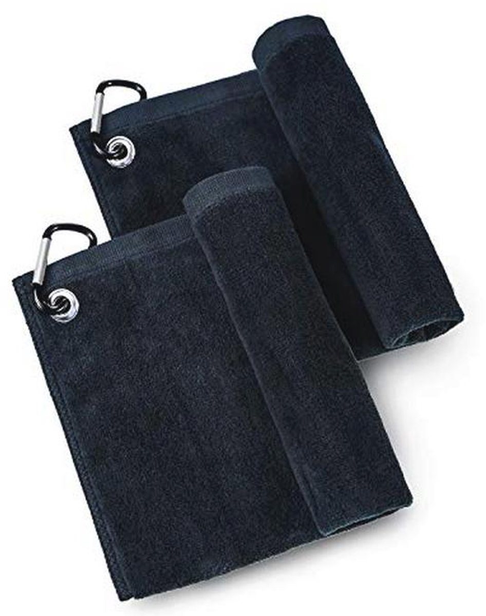 Microfiber Golf Handdoek - 2 Pack Schoonmaakdoeken voor Golf, Yoga, Camping en Gym