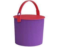 sceltevie Yawata Kasei 223757 Omniutti Emmer met Deksel, Paars, S 223757 Sceltevie Omnioutil