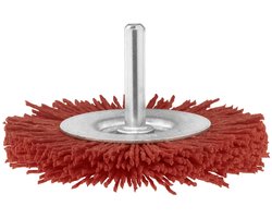 Bosch - Schijfborstels voor boormachines - nylondraad met korund schuurmiddel K80, 100 mm 100 mm, 1 mm, 4500 o.p.m.