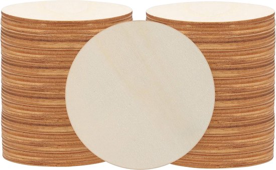 Onbehandelde houten ringen - Macramé