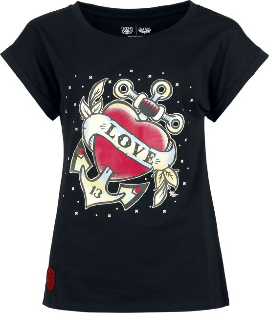 T-shirt Rock Rebel par EMP Femme - M