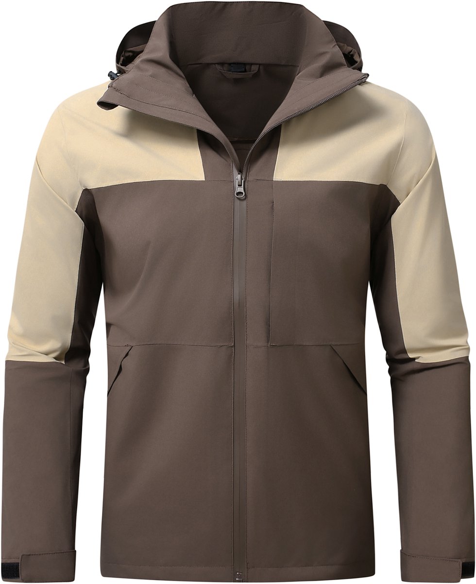 YOUTHUP Jack Tweekleurig en 3-in-1 Outdoorjas Bruin