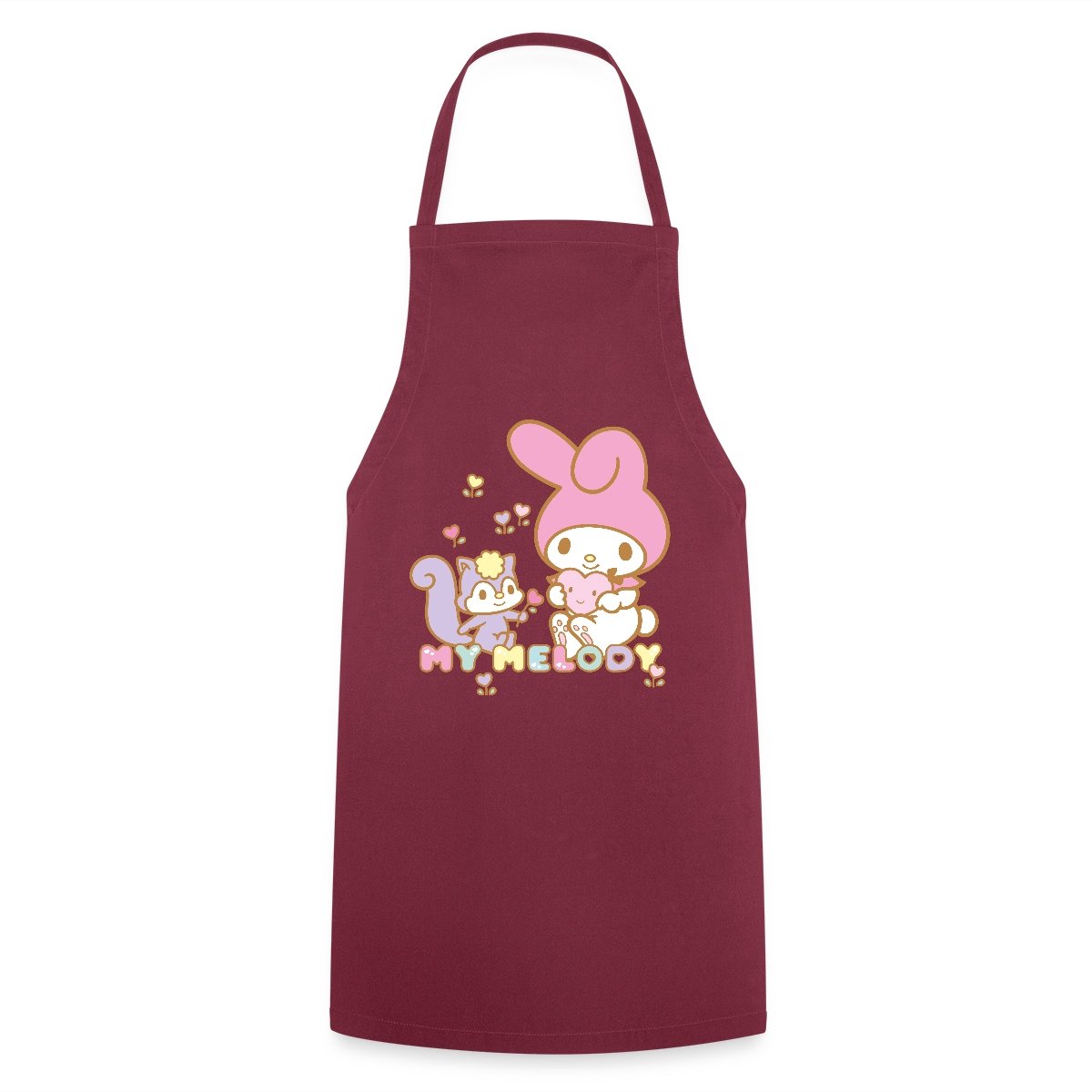 My Melody Plukt Hartbloemen Met Risu Keukenschort