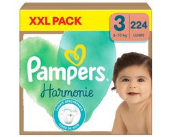 Pampers - Harmonie - Maat 3 - Mega Maandbox - 224 stuks - 6/10 KG