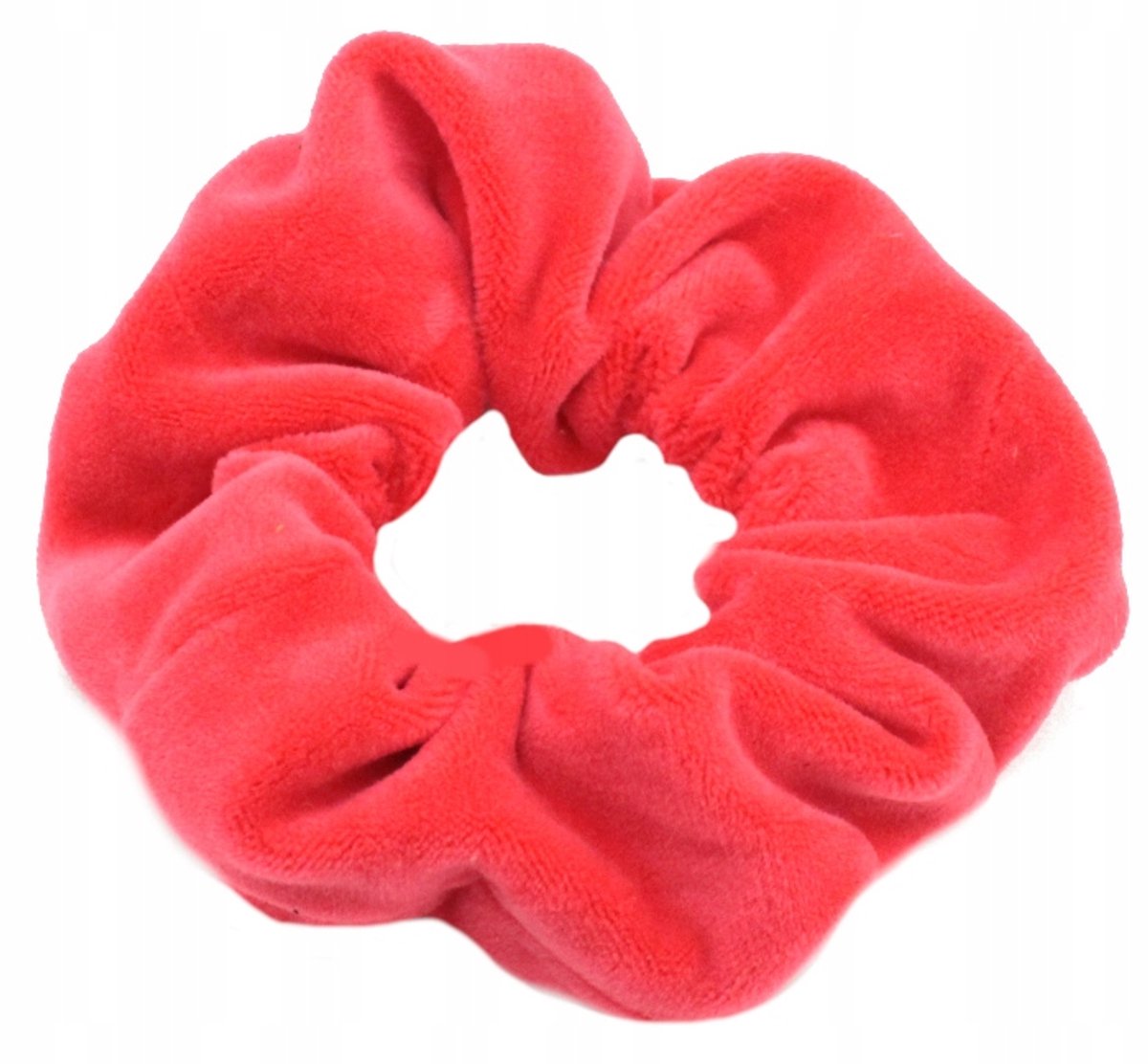 Velours Scrunchie Haarband - Scharlaken Rood - Zacht & Veilig