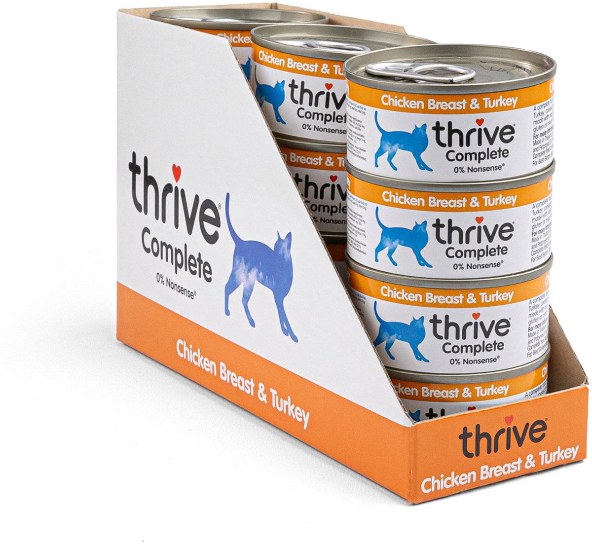 Thrive Thrive Complete Kattenvoer - Chicken Breast & Turkey - 12 x 75 g