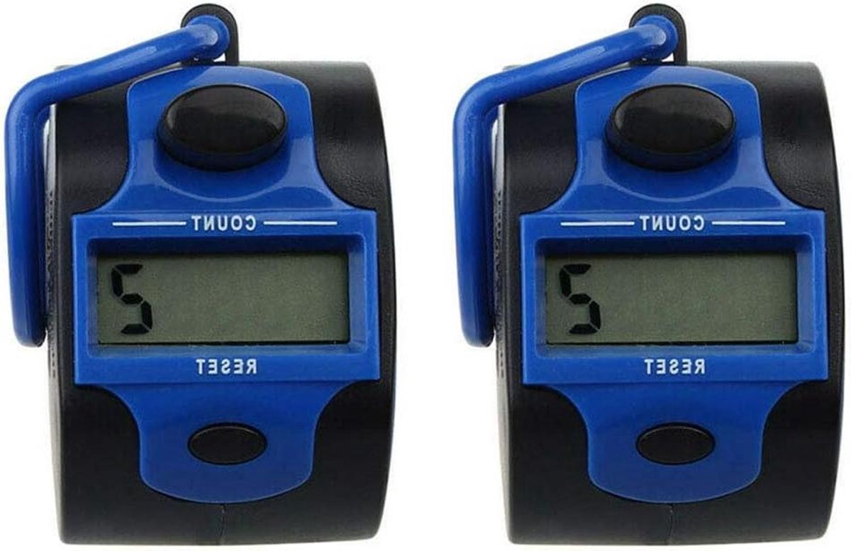 Provento - Elektronische Tally Counters LCD Hand Tally Counter voor Tasbeeh Golf Dock - Set van 2