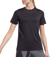 Reebok ID TRAIN SPEEDWICK TEE Zwart Dames Sportshirt - Zwart - Maat S