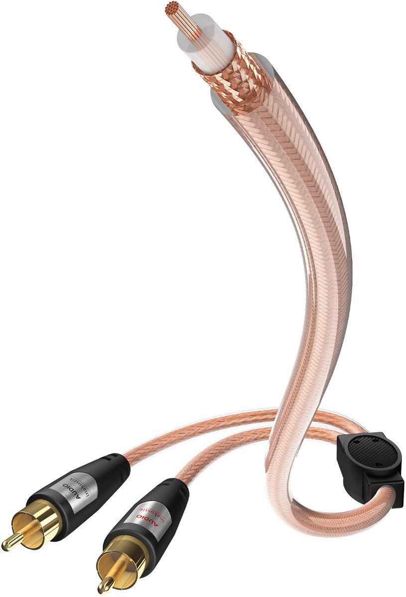 in-akustik Star II Subwoofer kabel Y Cinch - 2x Cinch 2,0 m