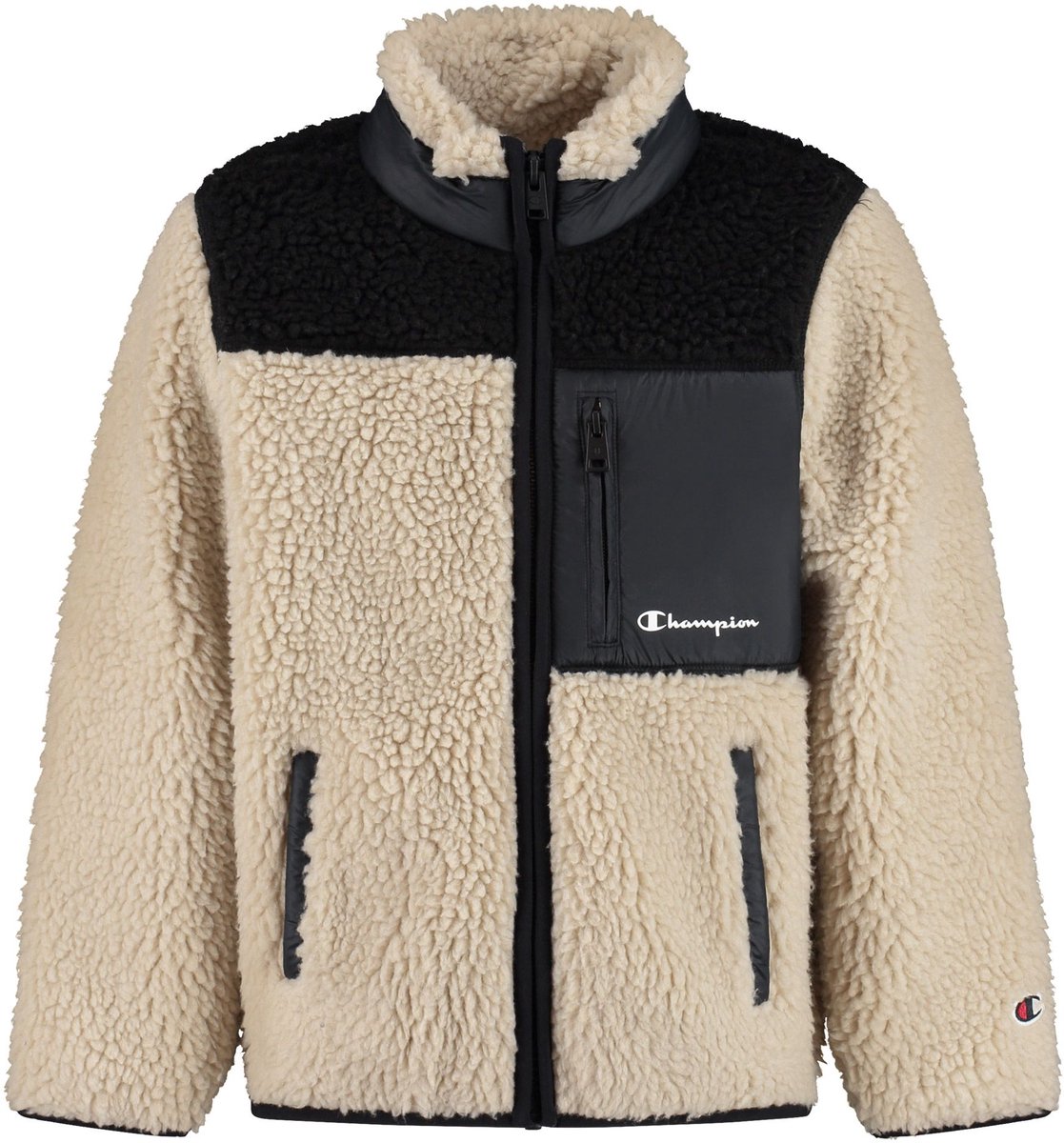 Champion Full Zip Fleece Jas Junior Zwart