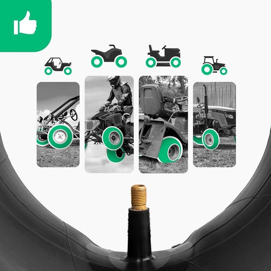 Banden Binnenbanden 13 x 5.00-6 met Rechte TR13 Ventiel (Set van 2) voor Quad, Grasmaaier, Kruiwagen — afbeelding 4