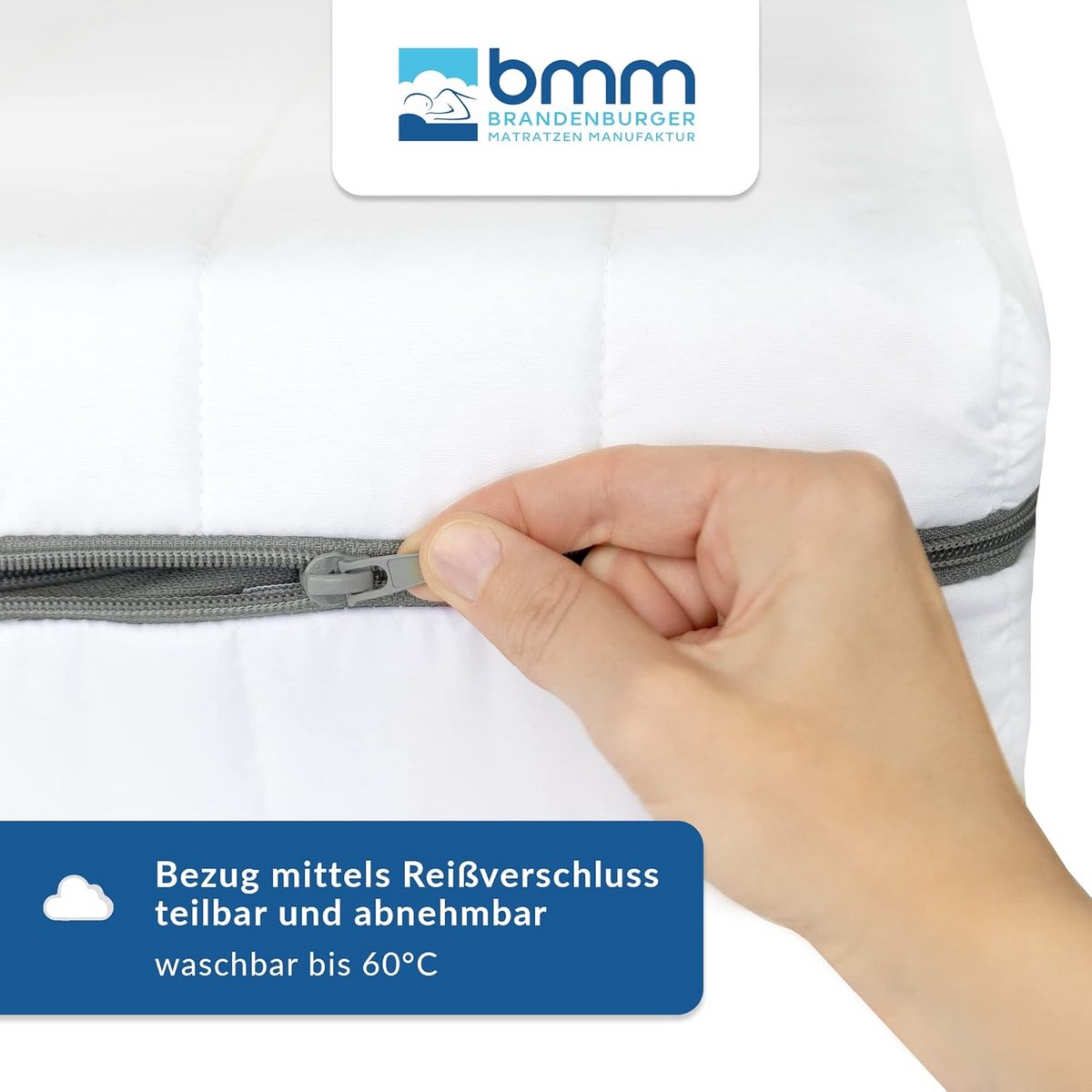 Extra Stevig Koudschuimmatras 90 x 210 cm, Hoogte 12 cm, Orthopedisch met 7 Zones
