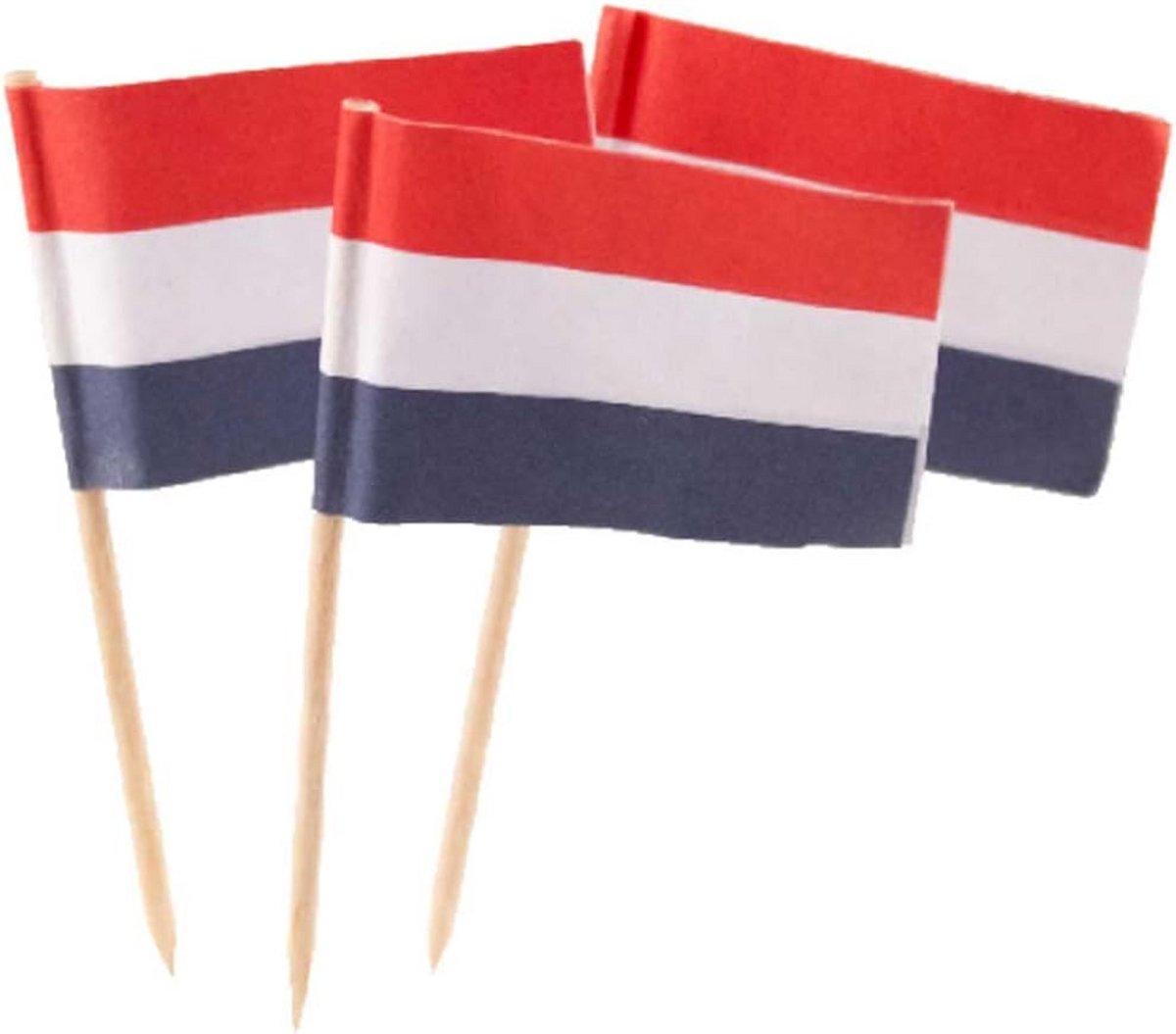 Prikkers Nederlandse vlag - 50 stuks