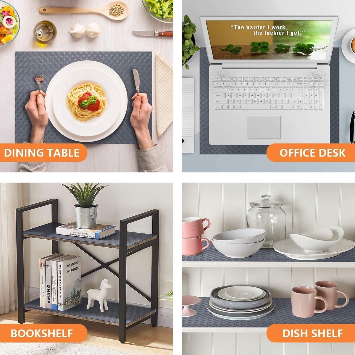 Stunq® Snijbare Antislip Mat voor Laden, Planken en Koelkast van EVA-materiaal